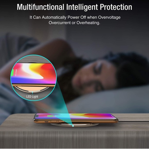 Wireless Charger/Fast Thin Aviation Aluminum - Picture 4 of 15